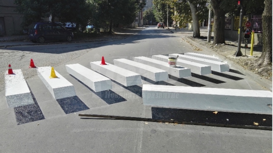 В Царево ще поставят 3D-пешеходни пътеки