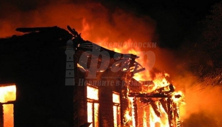 Къща горя при пожар в руенското село Вресово