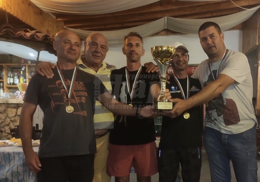 Черноморец отново безапелационен шампион по подводен риболов 