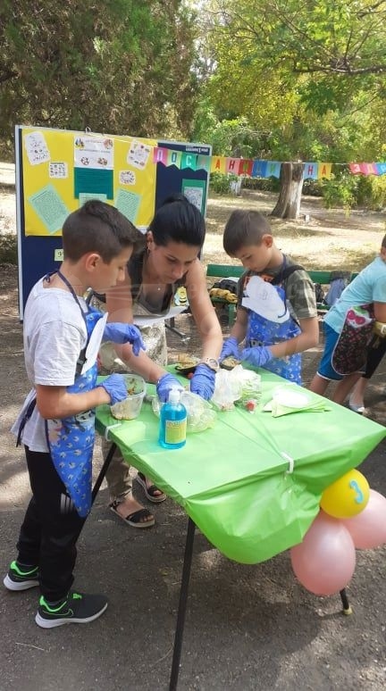 В квартал „Черно море“ деца и родители готвиха здравословно
