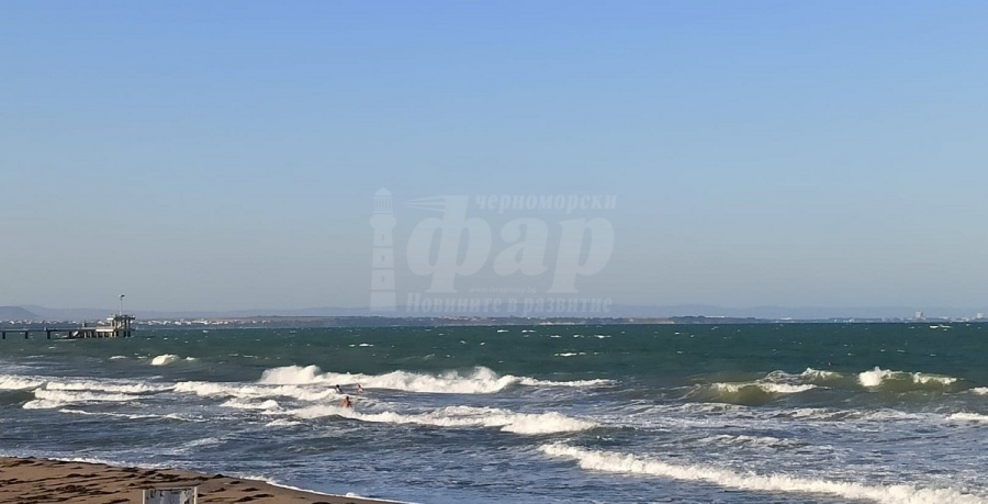 Жълт код за бурно море днес в област Бургас