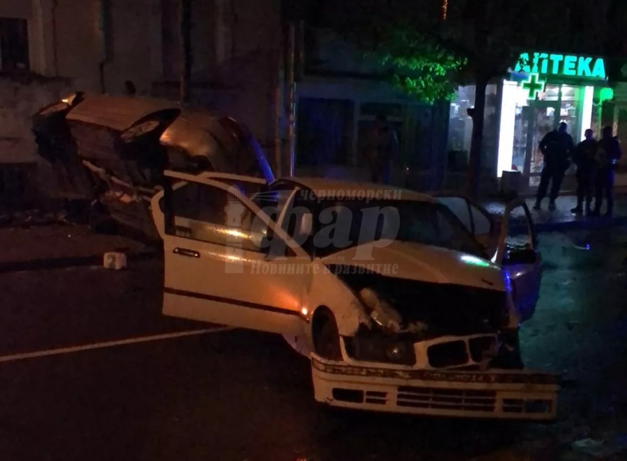 Четирима пострадали при вчерашното авто меле в Бургас