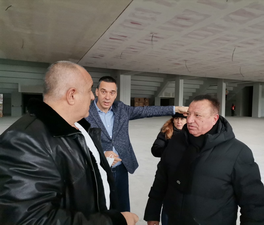 Премиерът Борисов в „Арена Бургас“: Бургазлии ще се гордеят с тази зала, когато тук се провеждат големи първенства