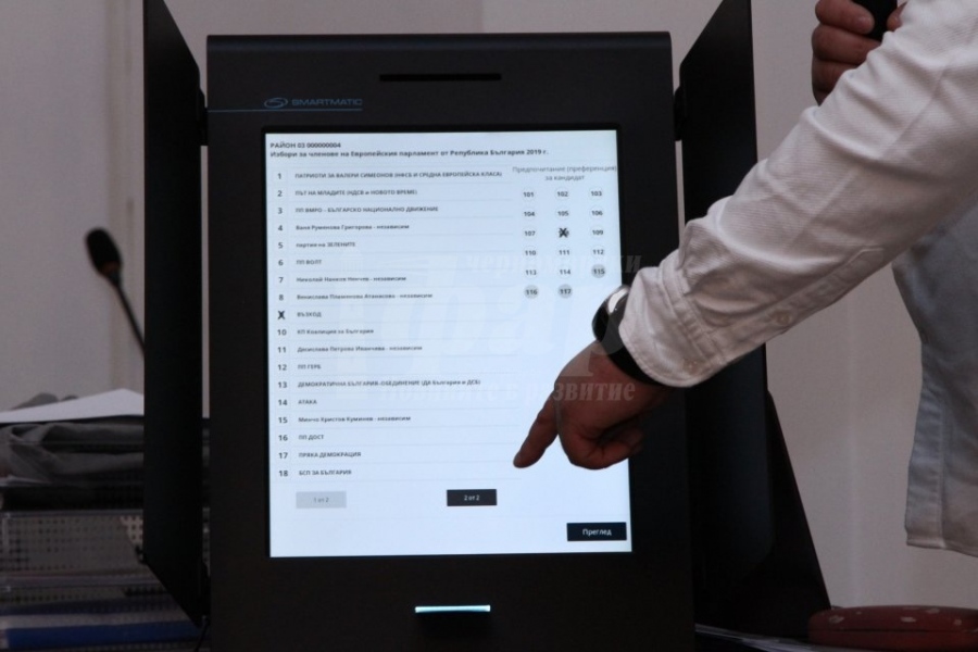 Колко време отнема гласуването с машина