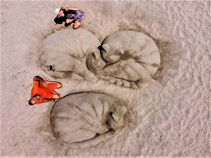 Пол и Реми стават част от Фестивала на пясъчните скулптури