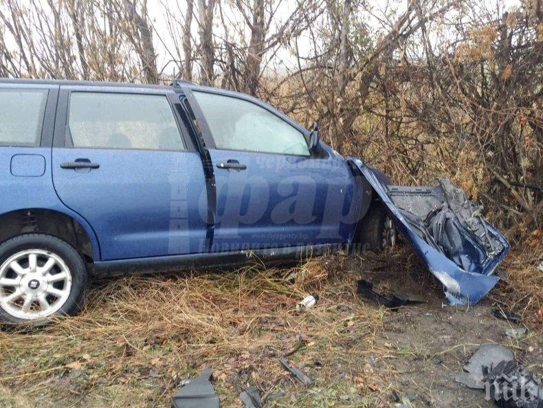  Възрастен мъж  предизвика верижна катастрофа на пътя Бургас -  Варна