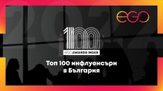 Започнаха номинациите за Топ 100 инфлуенсъри в България на EGO Awards 