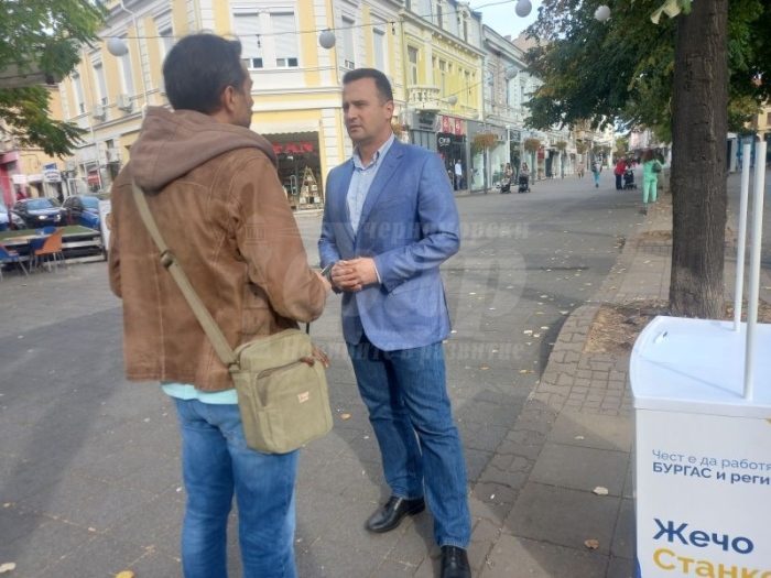 Само седмица след вота! Жечо Станков отвори открита  приемна в центъра на Бургас