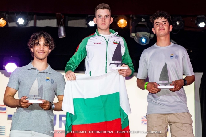 Мариян Шангов от Яхт-клуб „Порт Бургас” триумфира в международна регата Euromed International Championship