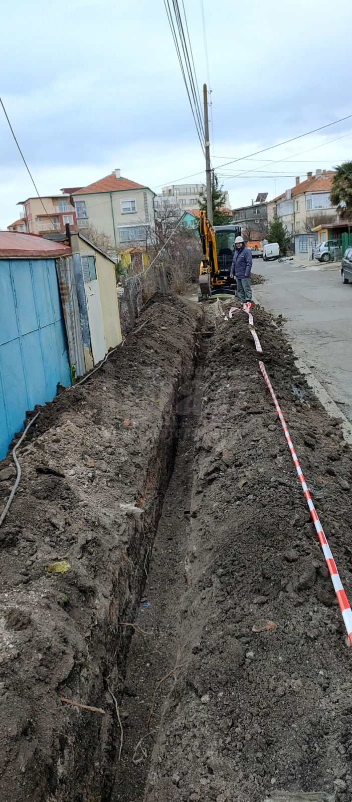 Стартира полагането на нова кабелна линия в квартал Сарафово 