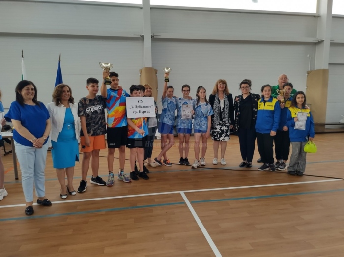 Бургас бе домакин на финалите от ученическите игри по тенис на маса