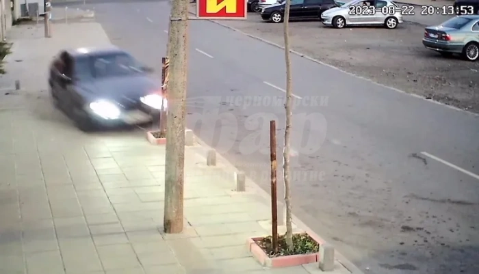 Шофьор изкорени дърво на тротоар в Каблешково и избяга