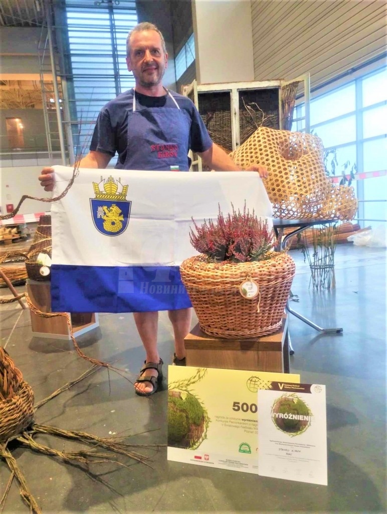 Станко от Българово спечели награда от Световен фестивал за плетене и кошничарство