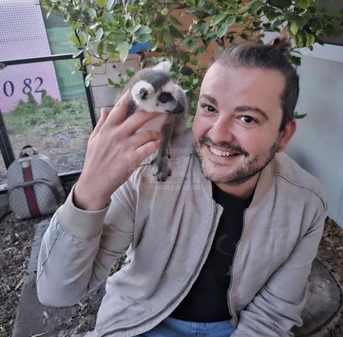Стефан Илчев осинови лемур от бургаския зоопарк