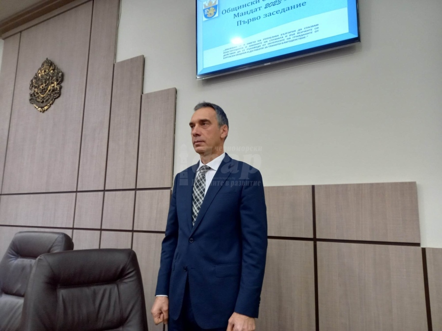 Какви бяха първите думи на кмета Николов след клетвата за пети мандат