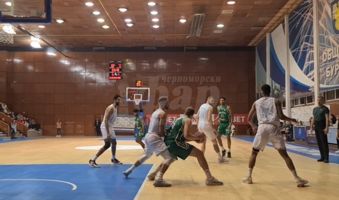 Баскетболистите от „Черноморец“ обърнаха и шампиона „Балкан“, едноличен лидер са в НБЛ