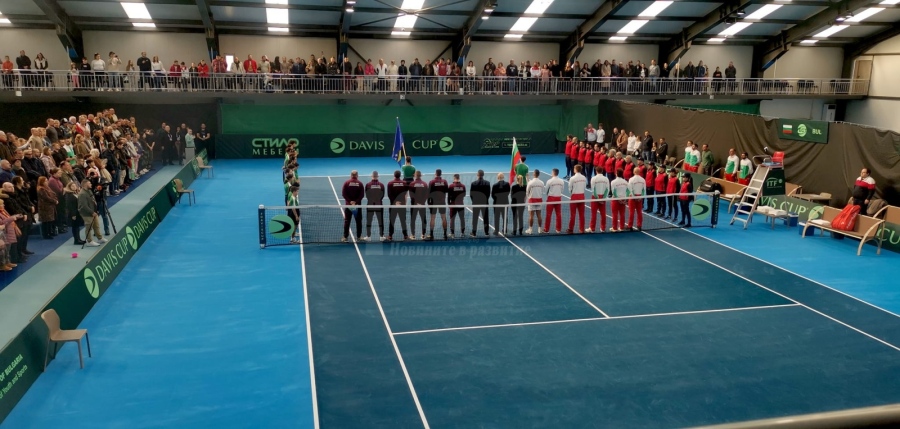 Започна историческият за Бургас тенис турнир за Купа „Дейвис\