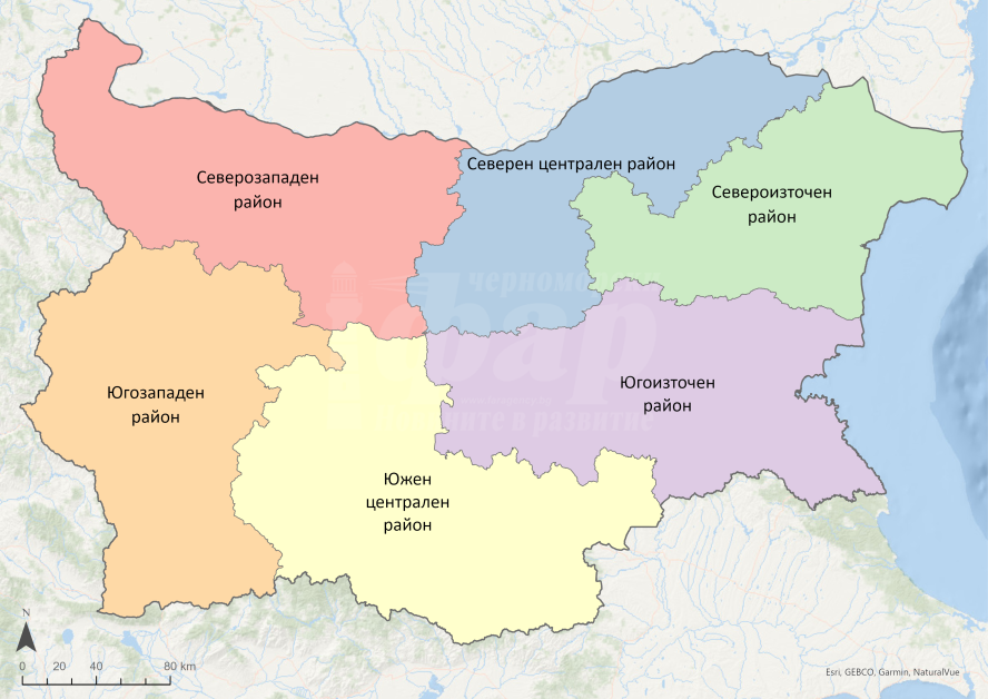 Ново разделяне на страната, в кой район попада Бургас?