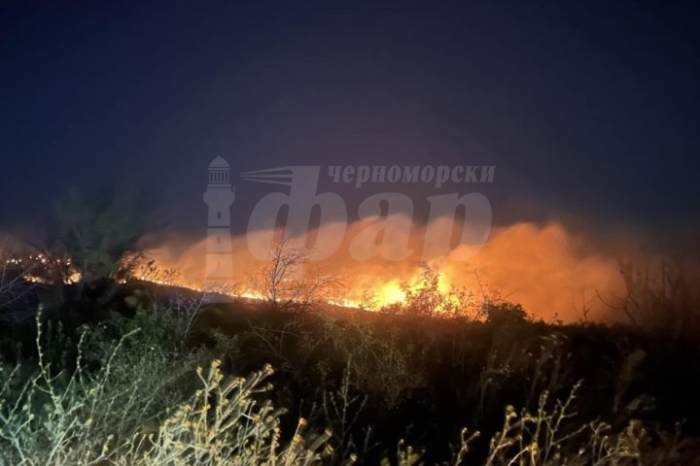  Пожари  горят на две места в Бургаски регион