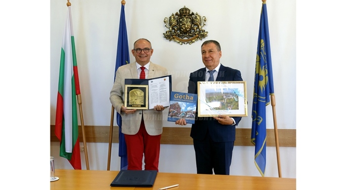 Несебър и немският град Гота сключиха меморандум за сътрудничество