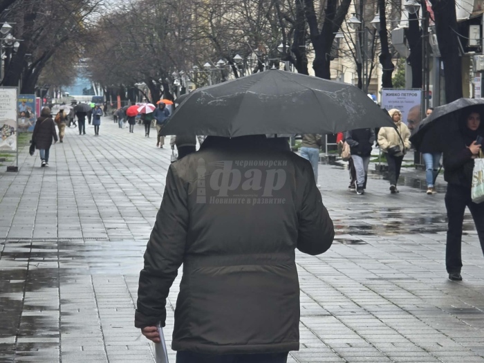 Дъжд по Черноморието и в неделя