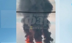 Украински дронове подпалиха нефтена база в Краснодарския край